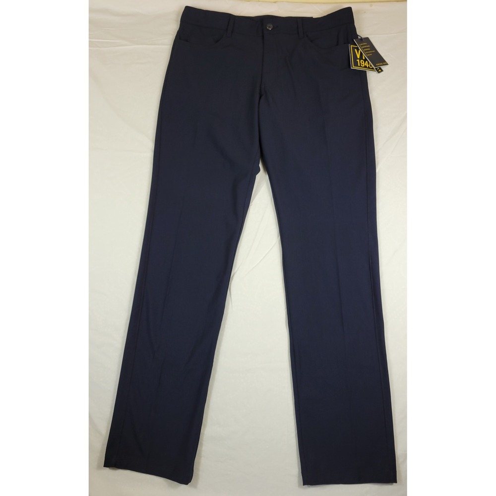 Vintage 1946 Performance Modern Fit Pants Navy Blue 36x34 5-Pocket 2235-05